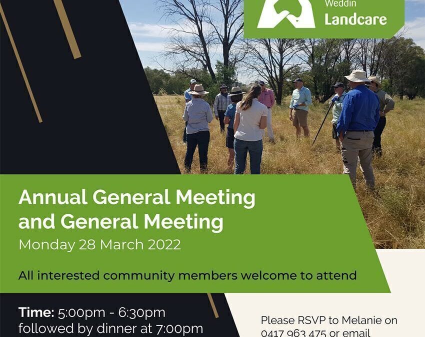 Weddin Landcare AGM and General Meeting
