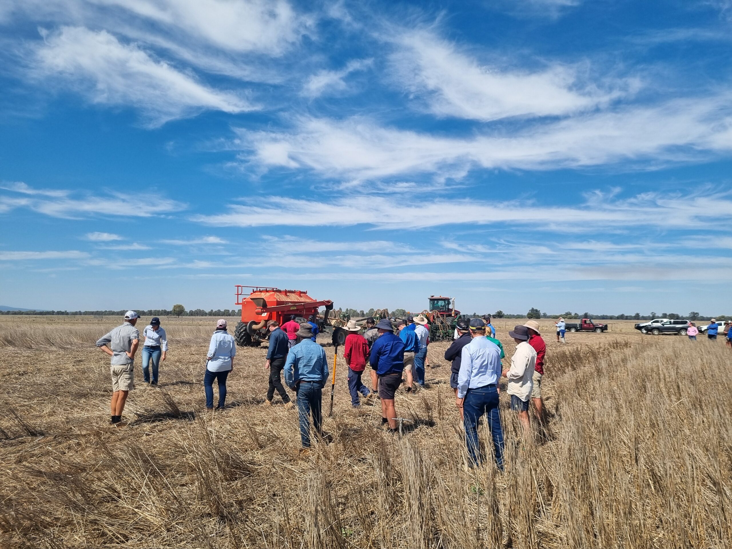 Farmers watching the demonstration_M Cooper