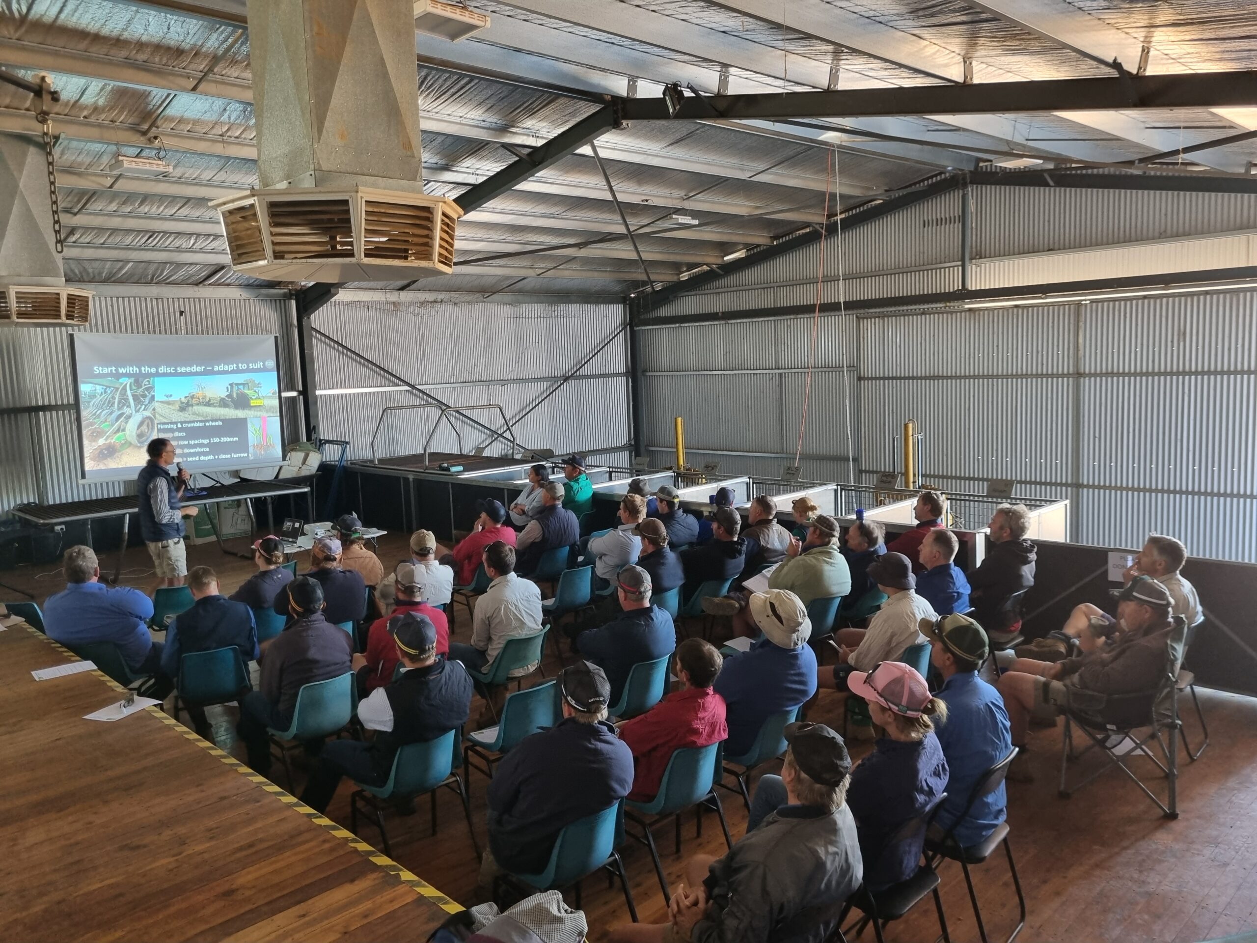 Greg Condon from Grassroots Agronomy presented an overview of Strip and Disc Cropping Systems_M Cooper