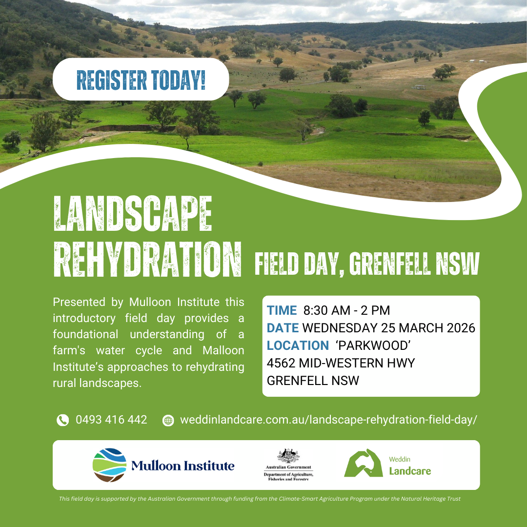 Landscape Rehydration Field Day FB